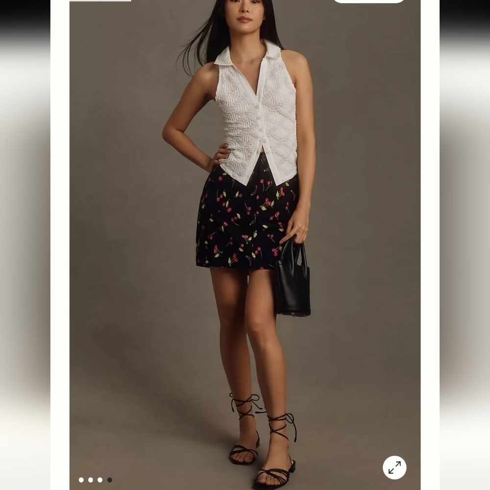 Anthropologie:The Colette skirt by Maeve: mini edition! BNWT! - Picture 8 of 9